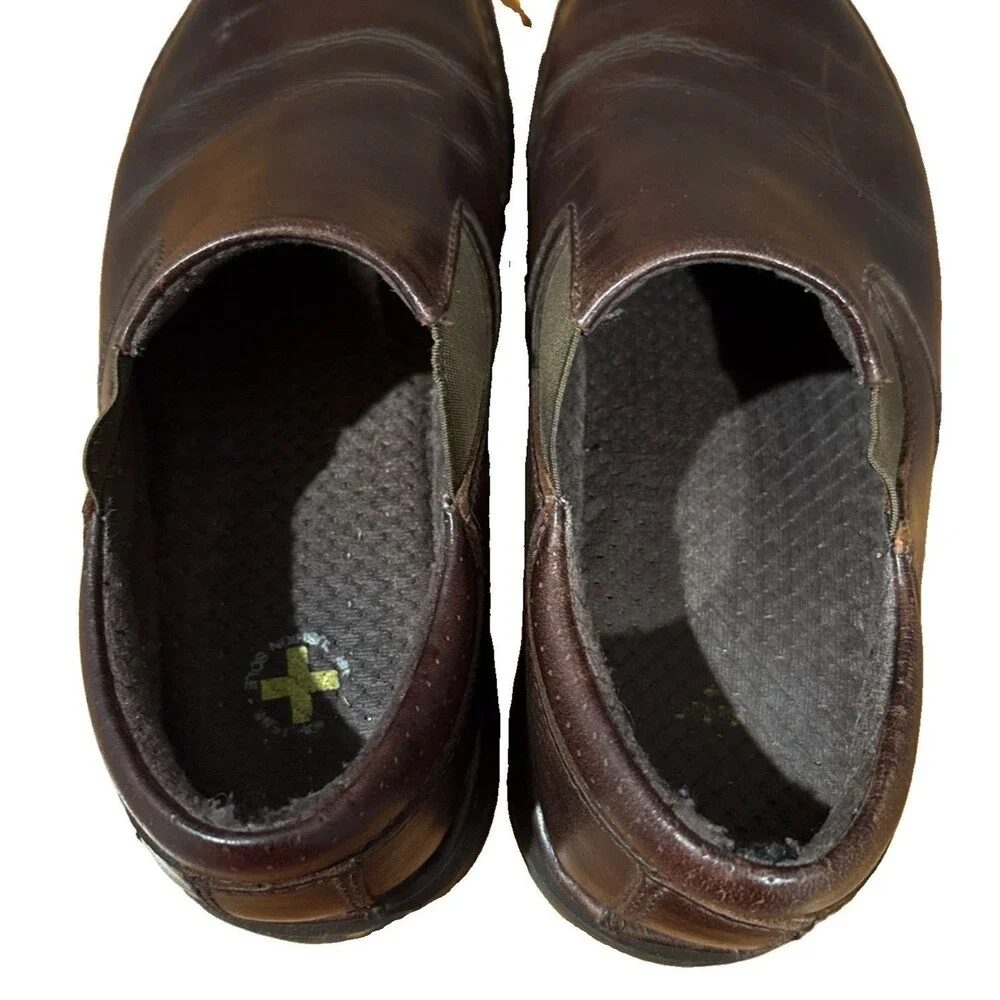 Dr. Martens Orson Slip-on Oxfords in Brown Leather US Men's 9/EU 42